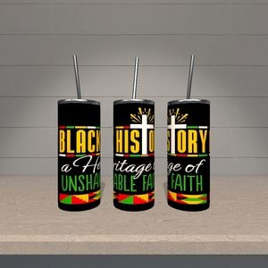Black history tumbler